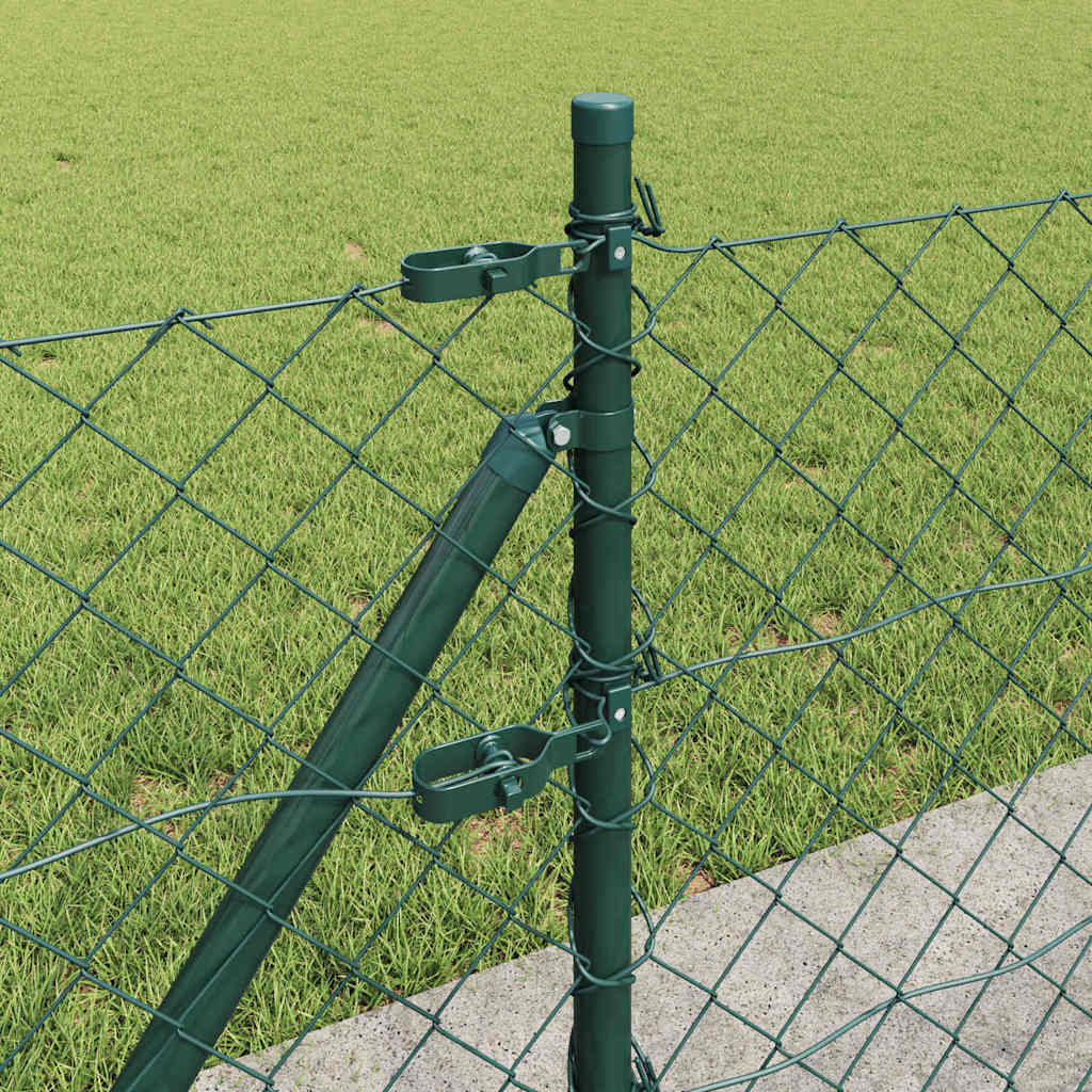 Geschweißter Drahtzaun mit Betonfundament 25 x 0,4 m (B x H)