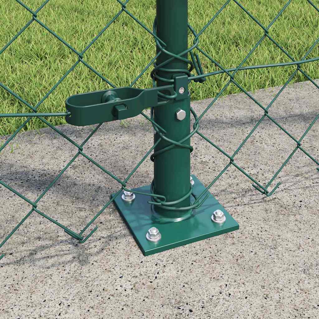 Geschweißter Drahtzaun mit Betonfundament 25 x 1,4 m (B x H)