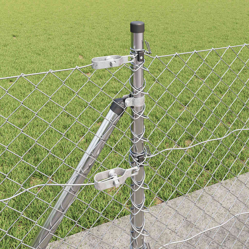 Geschweißter Drahtzaun mit Betonfundament 10 x 0,4 m (B x H)