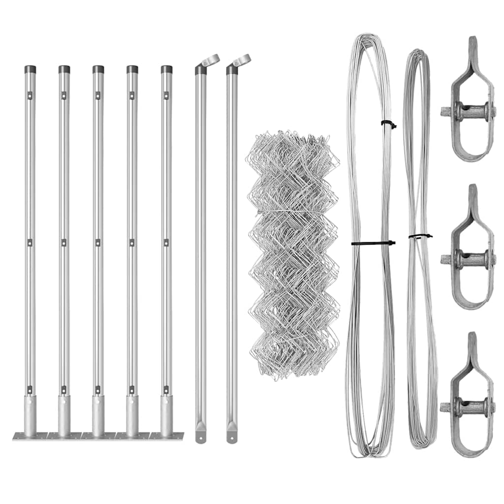 Geschweißter Drahtzaun mit Betonfundament 10 x 0,4 m (B x H)