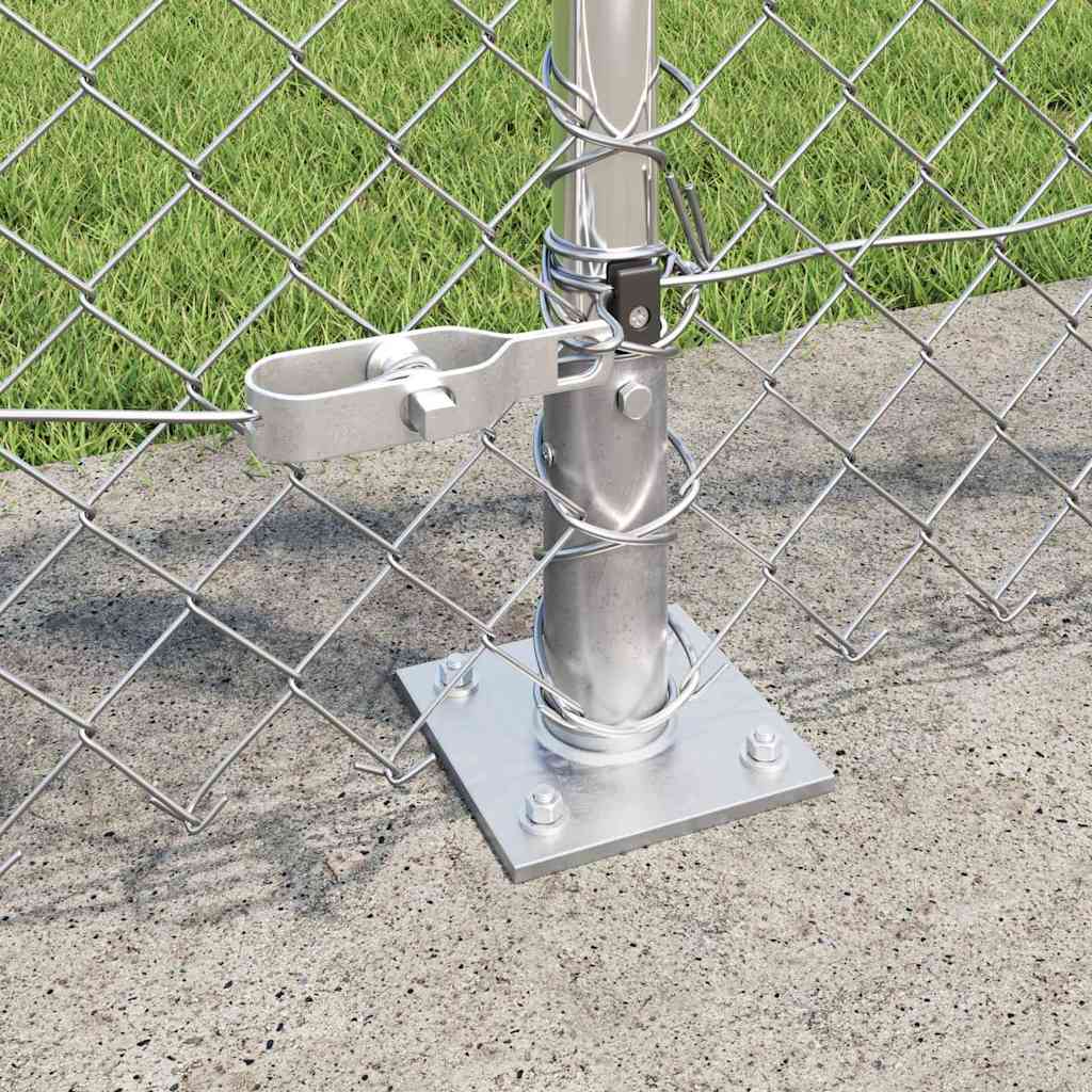 Geschweißter Drahtzaun mit Betonfundament 10 x 1 m (B x H)