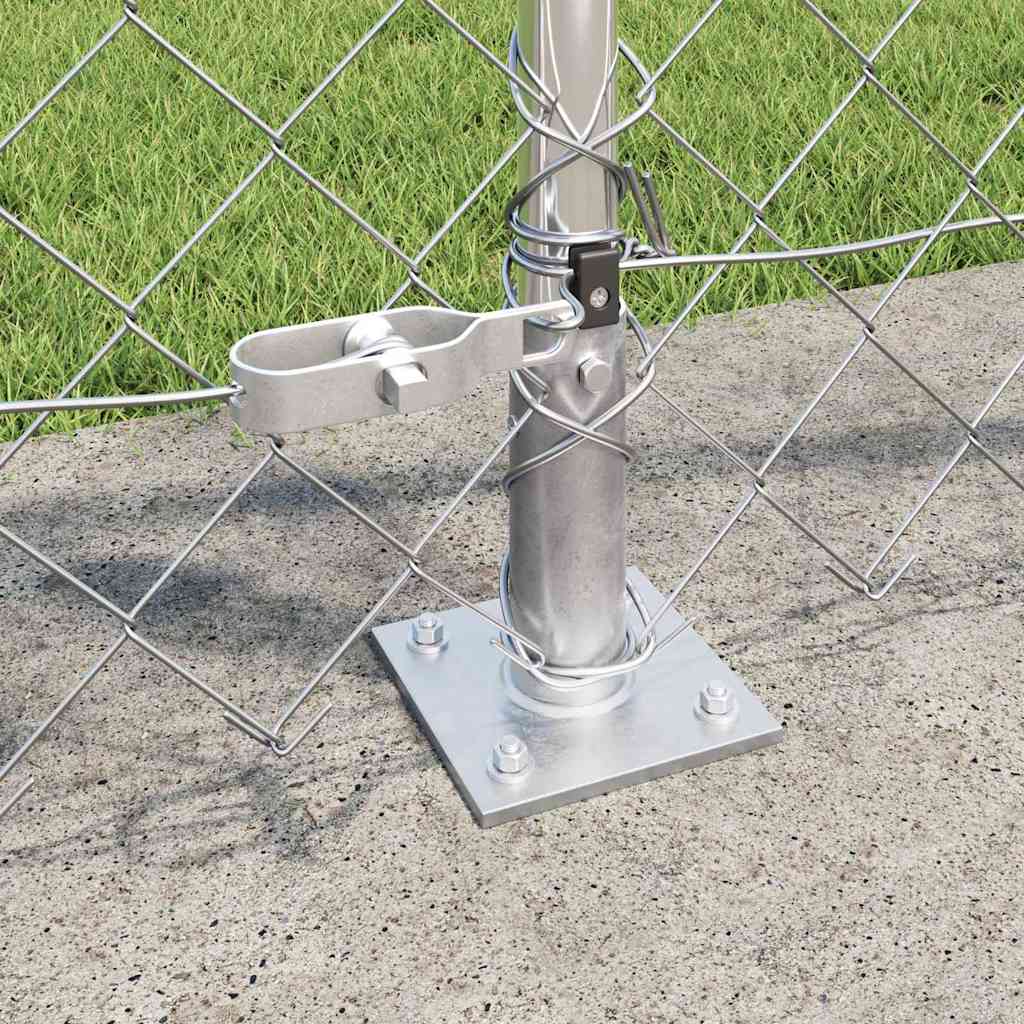 Geschweißter Drahtzaun mit Betonfundament 10 x 0,8 m (B x H)