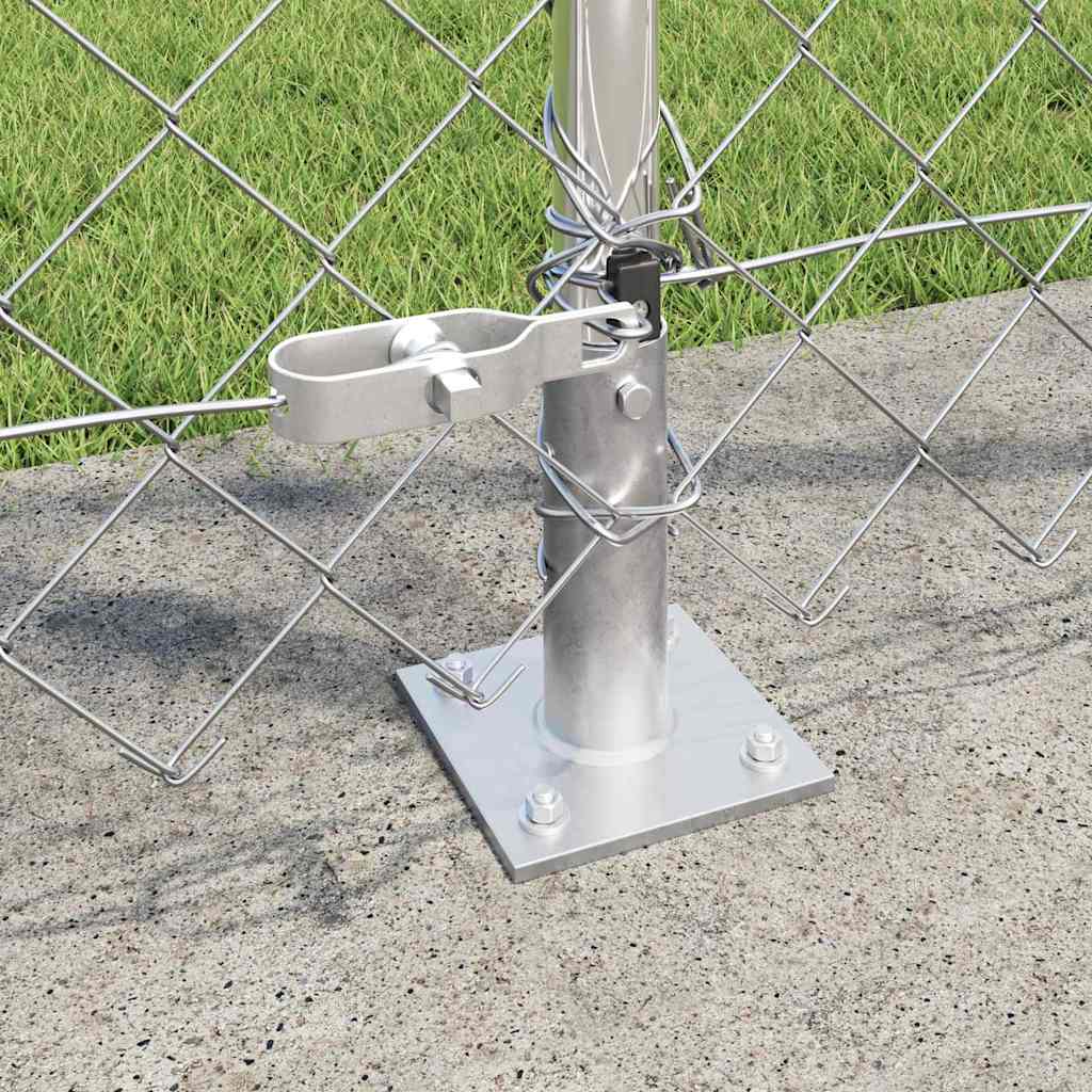 Geschweißter Drahtzaun mit Betonfundament 10 x 1,2 m (B x H)