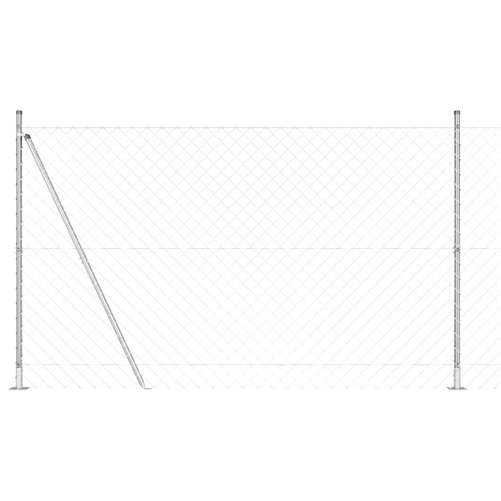Geschweißter Drahtzaun mit Betonfundament 10 x 1,4 m (B x H)