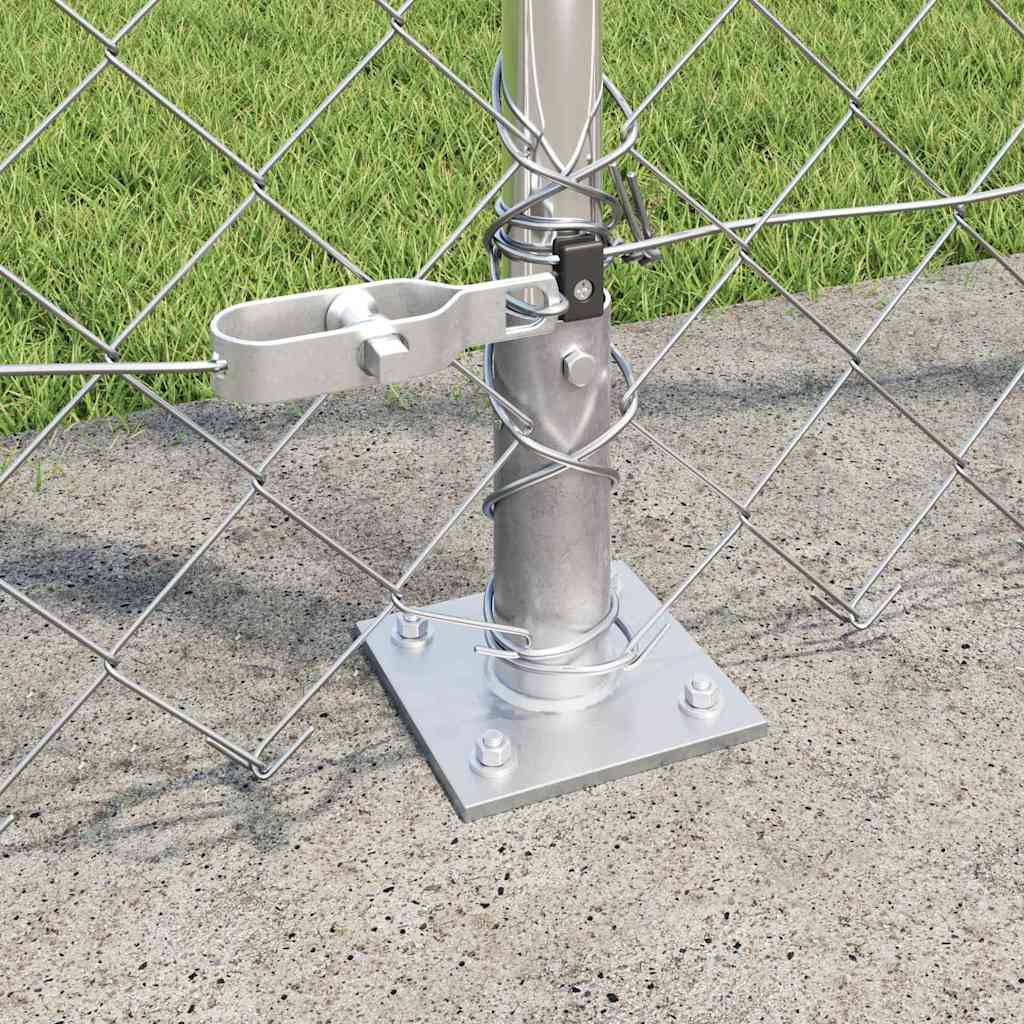Geschweißter Drahtzaun mit Betonfundament 10 x 1,5 m (B x H)