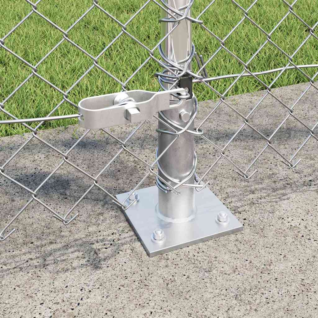 Geschweißter Drahtzaun mit Betonfundament 25 x 1,2 m (B x H)