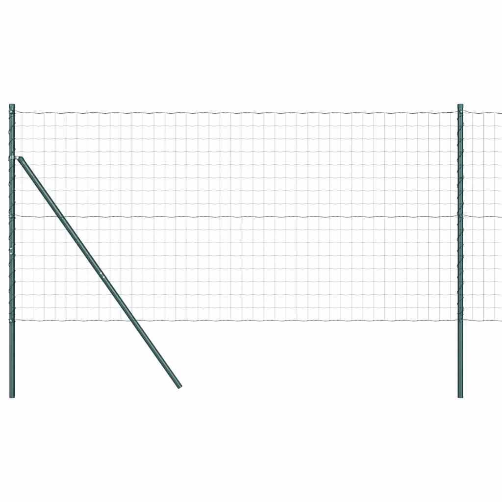 Bodenmontierter Euro-Zaun 25 x 1,2 m PVC-beschichteter Stahl