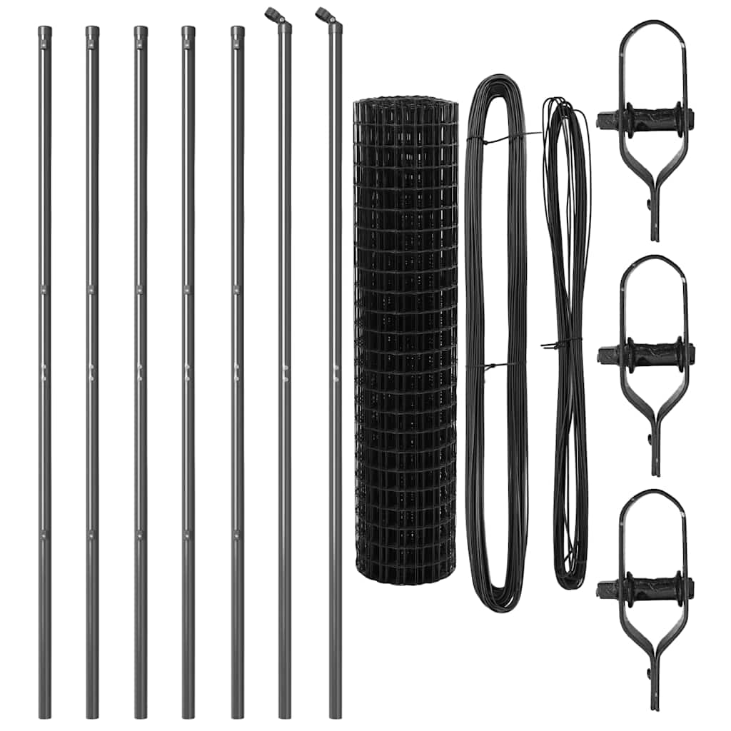 Ground Fix Geschweißter Drahtzaun 25 x 1,2 m (B x H)
