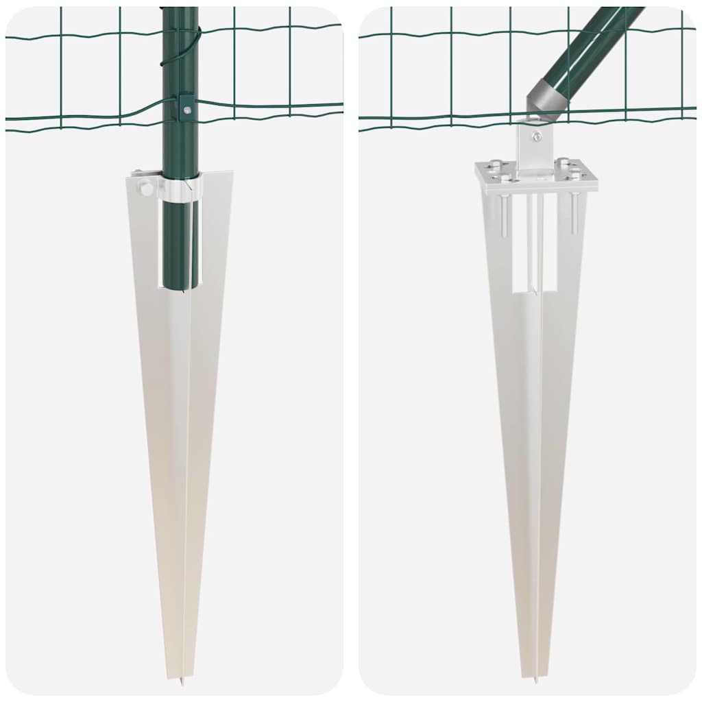 Schweißdrahtzaun mit Spikes 10 x 1 m (B x H)