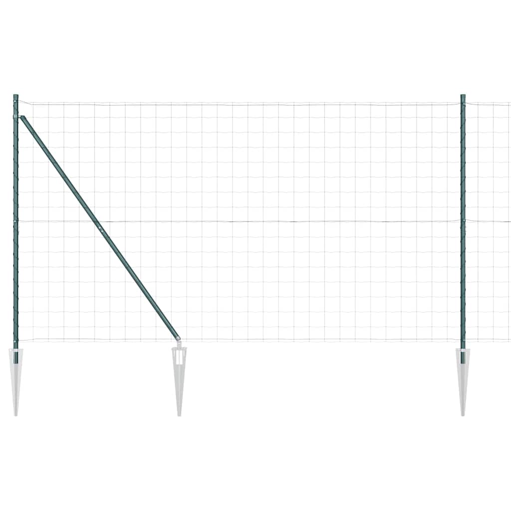 Schweißdrahtzaun mit Spikes 10 x 1,5 m (B x H)