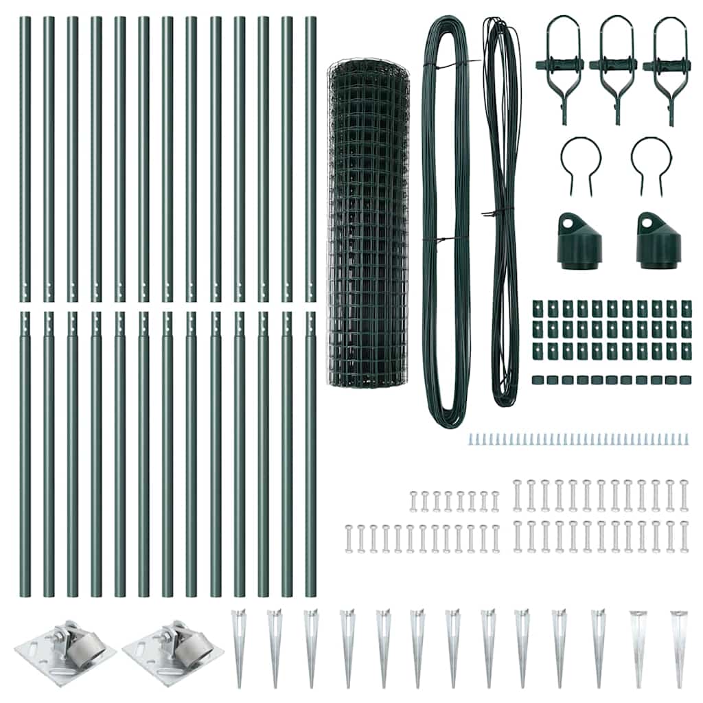 Schweißdrahtzaun mit Spikes 25 x 1 m (B x H)