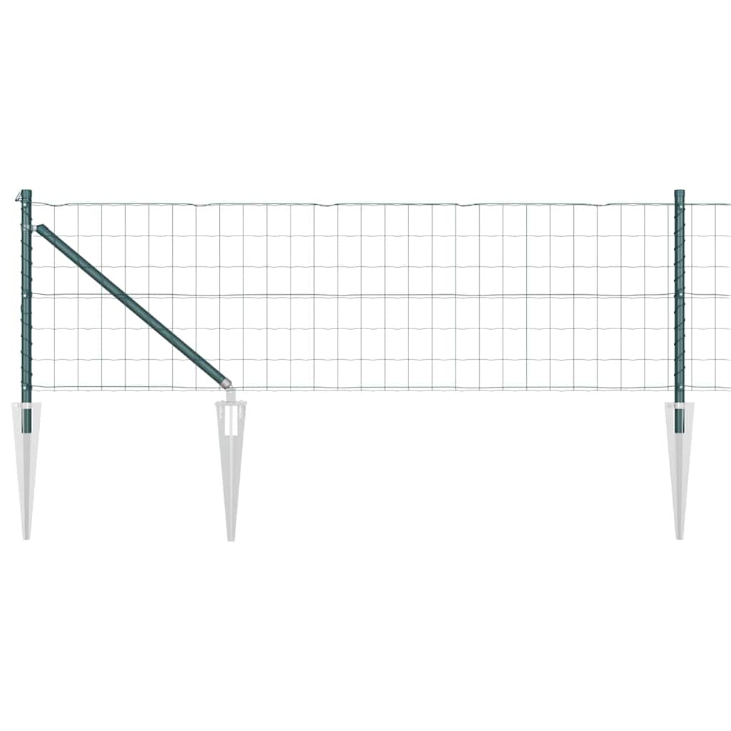 Schweißdrahtzaun mit Spikes 25 x 0,8 m (B x H)