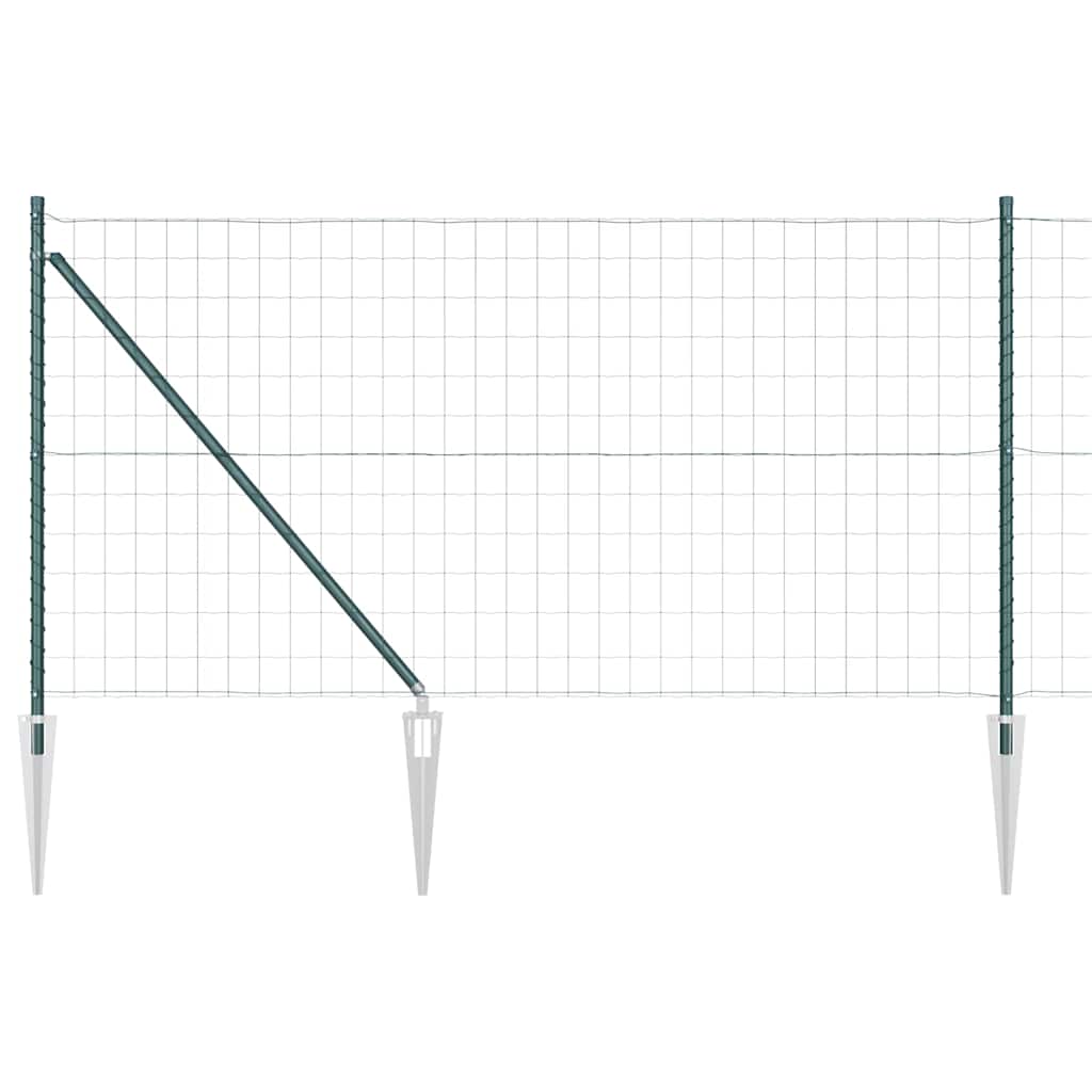 Schweißdrahtzaun mit Spikes 25 x 1 m (B x H)