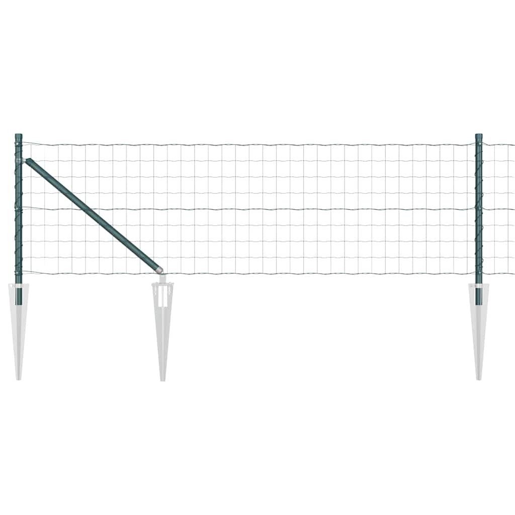 Schweißdrahtzaun mit Spikes 25 x 0,4 m (B x H)