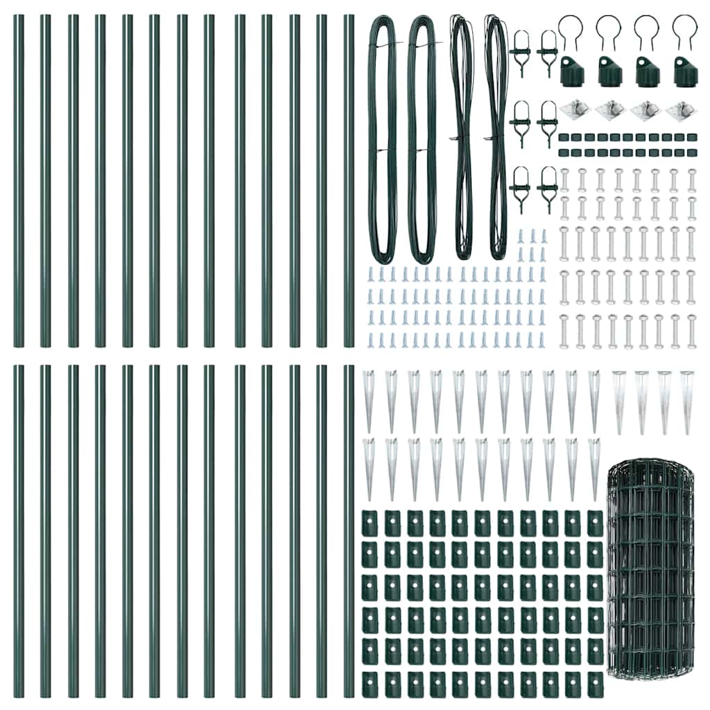 Schweißdrahtzaun mit Spikes 50 x 0,4 m (B x H)