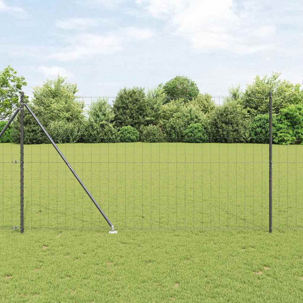 Schweißdrahtzaun mit Spikes 10 x 1,6 m (B x H)