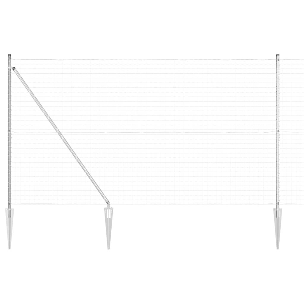Schweißdrahtzaun mit Spikes 10 x 1,5 m (B x H)