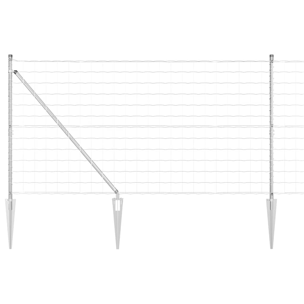 Schweißdrahtzaun mit Spikes 10 x 1,2 m (B x H)