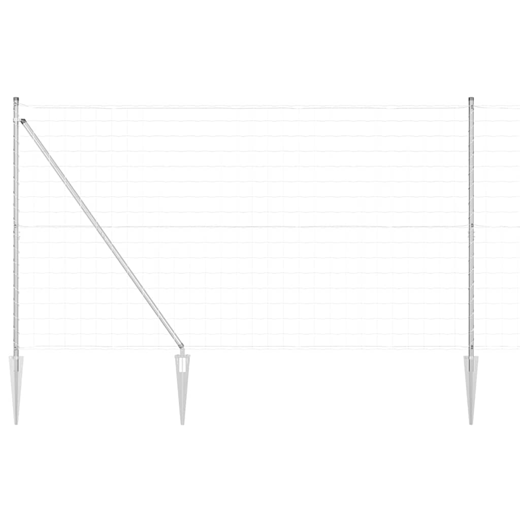 Schweißdrahtzaun mit Spikes 10 x 1,5 m (B x H)