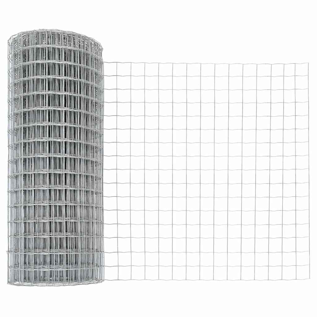 Schweißdrahtzaun mit Spikes 25 x 0,4 m (B x H)