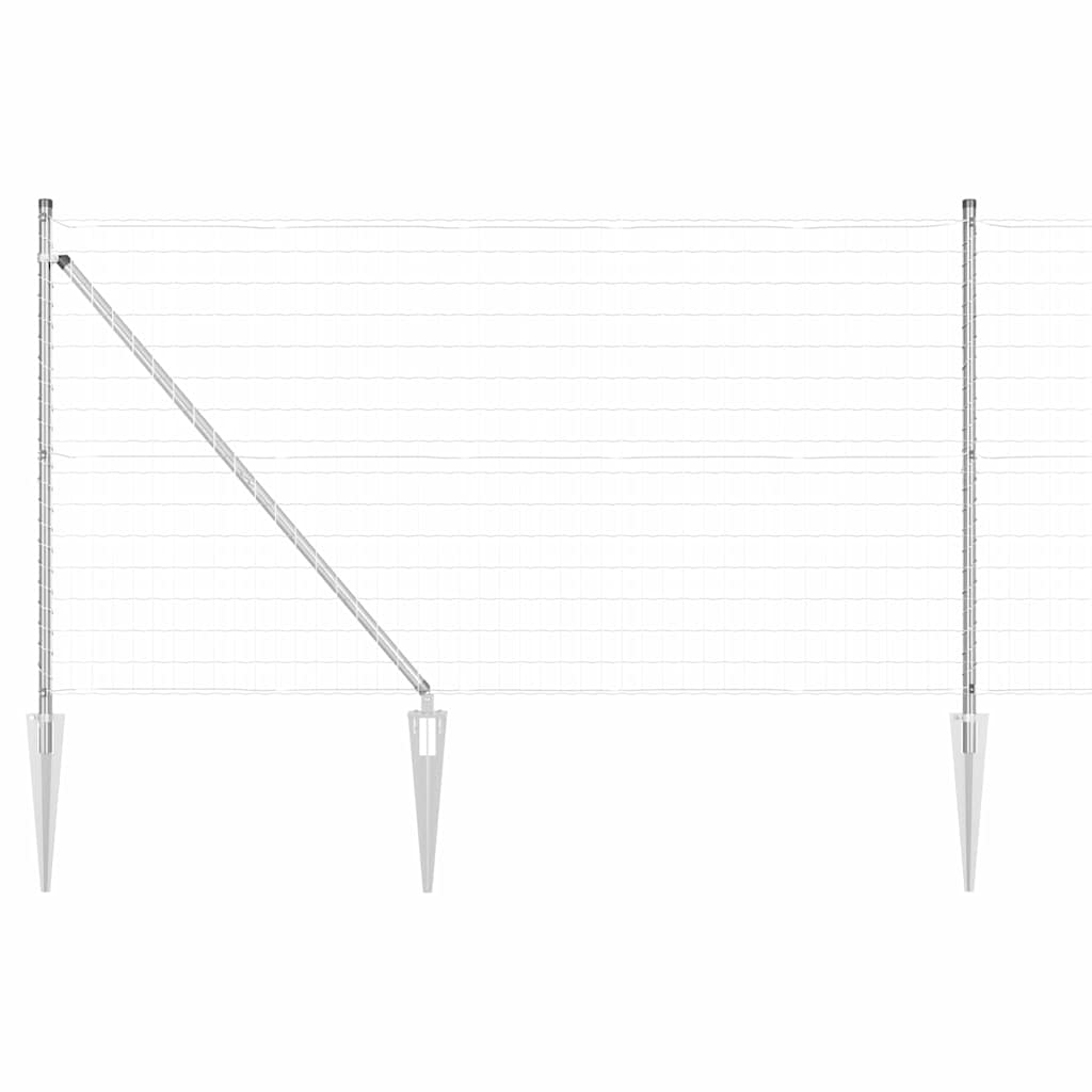 Schweißdrahtzaun mit Spikes 25 x 1 m (B x H)