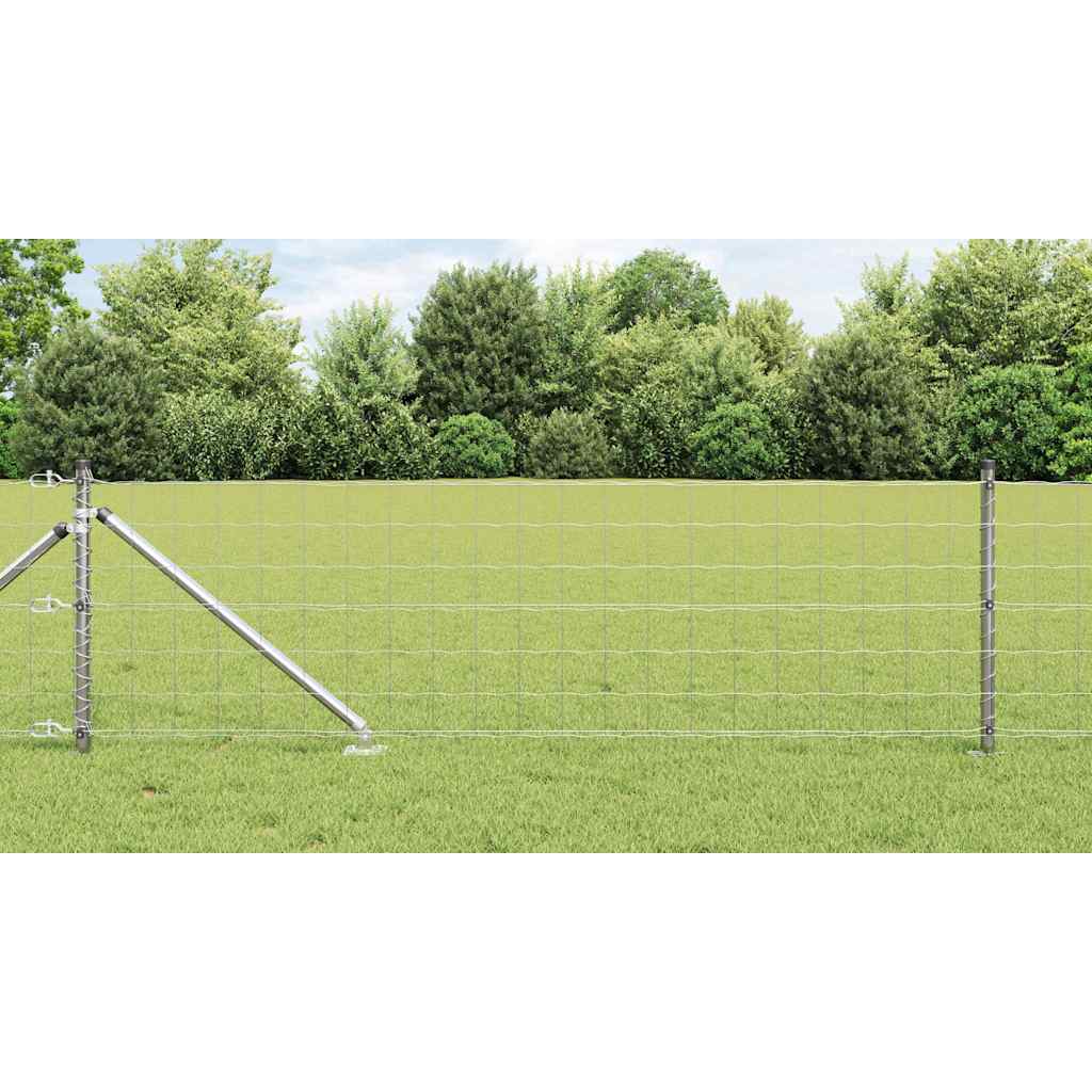 Schweißdrahtzaun mit Spikes 25 x 0,6 m (B x H)