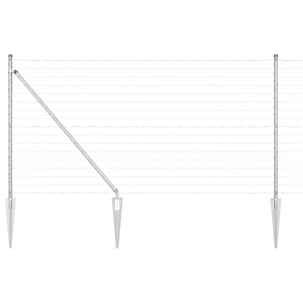 Schweißdrahtzaun mit Spikes 10 x 1 m (B x H)