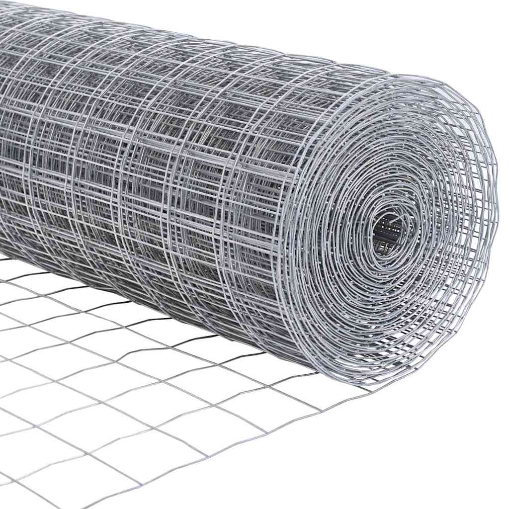 Schweißdrahtzaun mit Spikes 25 x 0,4 m (B x H)