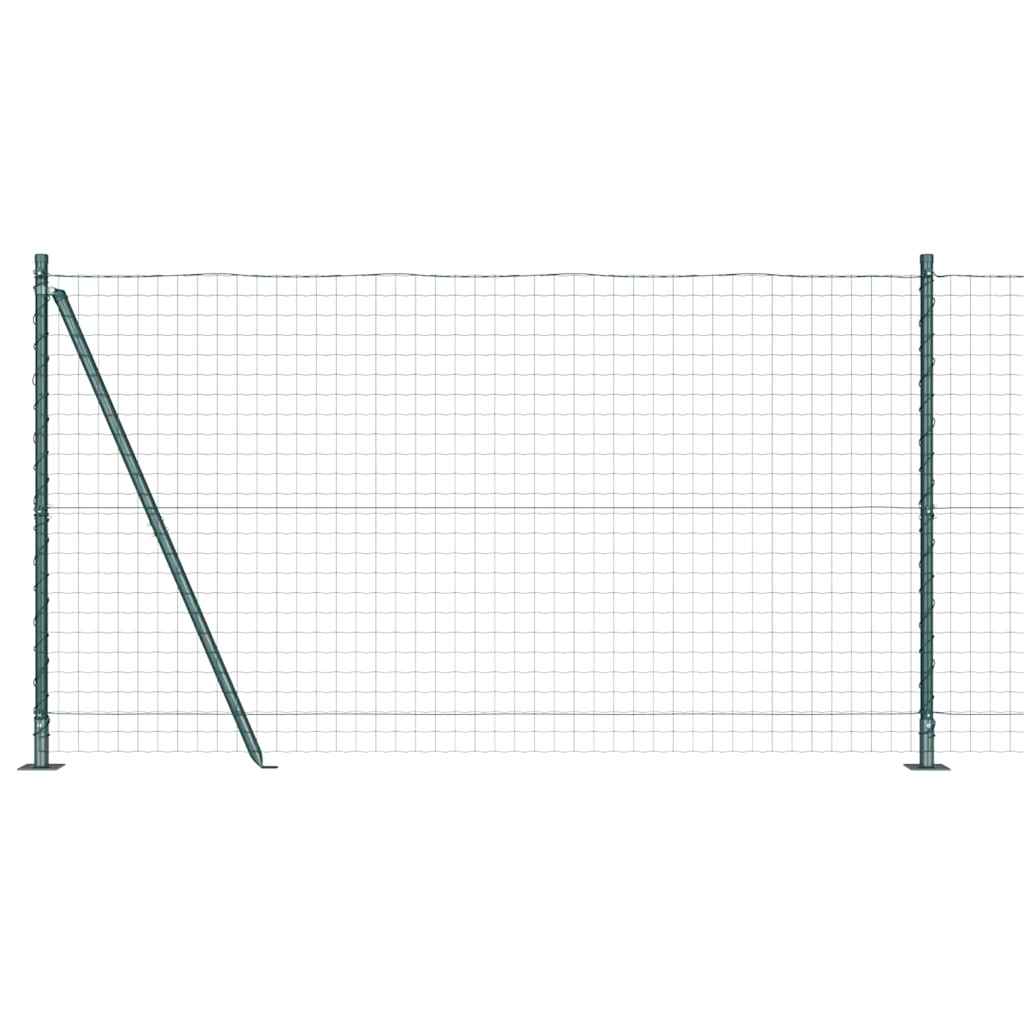 Geschweißter Drahtzaun mit Betonfundament 10 x 1,2 m (B x H)