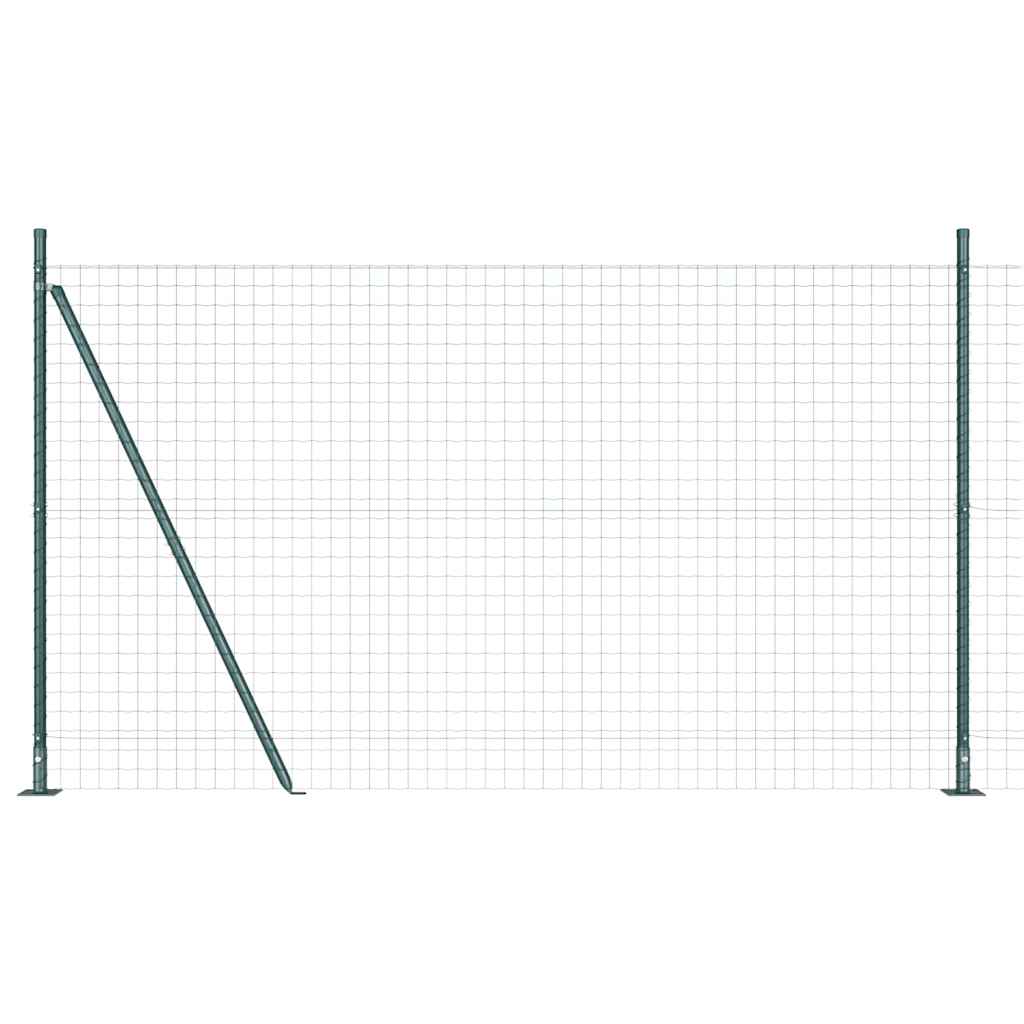 Geschweißter Drahtzaun mit Betonfundament 10 x 1,4 m (B x H)