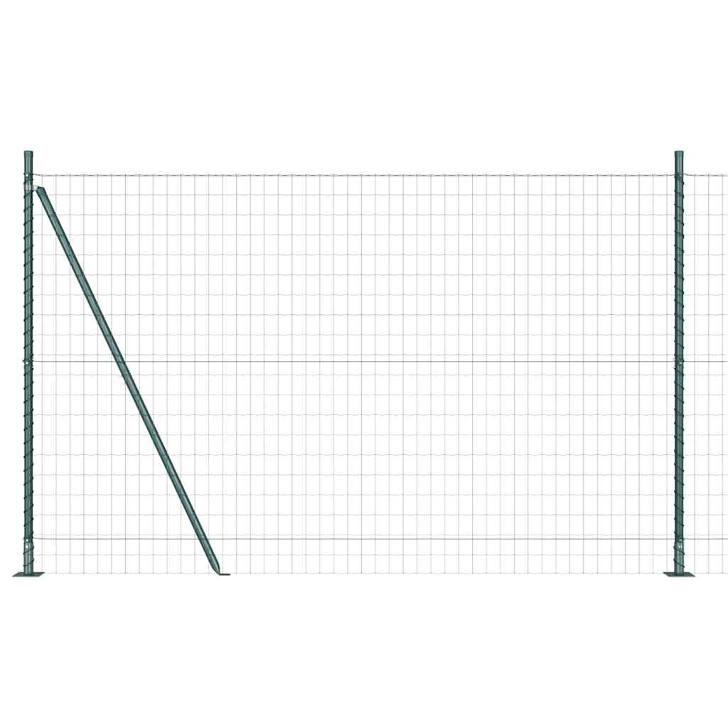 Geschweißter Drahtzaun mit Betonfundament 10 x 1,4 m (B x H)