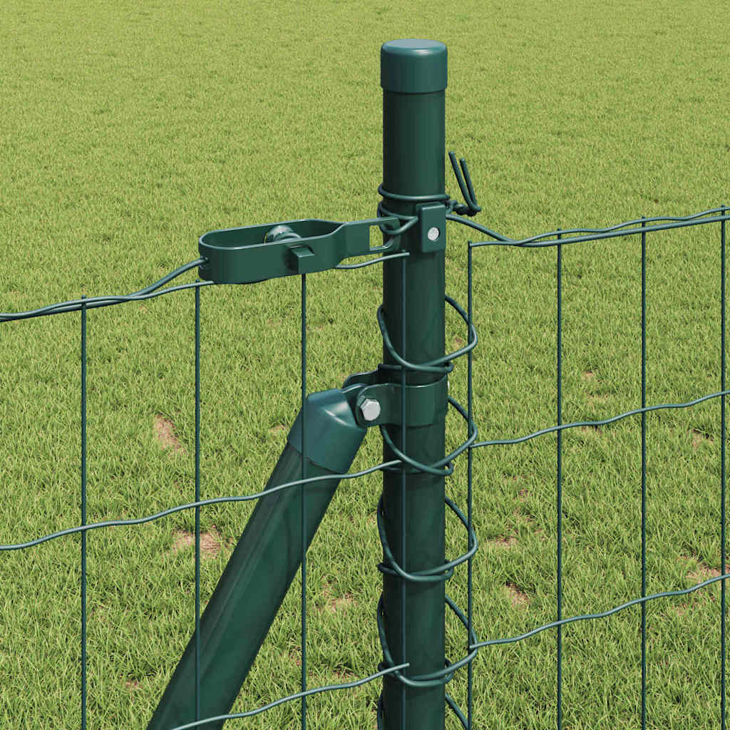 Geschweißter Drahtzaun mit Betonfundament 10 x 0,8 m (B x H)