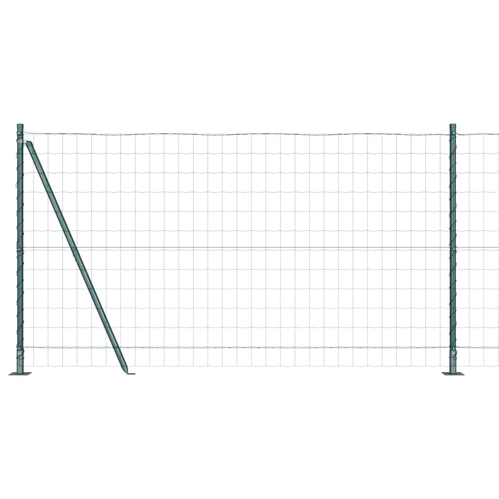 Geschweißter Drahtzaun mit Betonfundament 10 x 1,2 m (B x H)