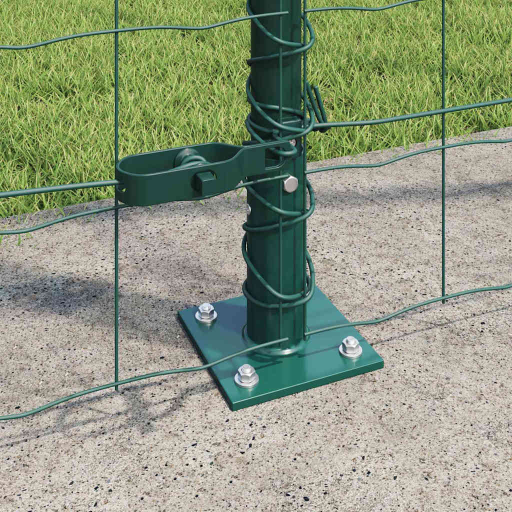 Geschweißter Drahtzaun mit Betonfundament 10 x 1,6 m (B x H)