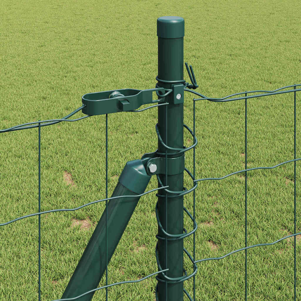Geschweißter Drahtzaun mit Betonfundament 25 x 1 m (B x H)