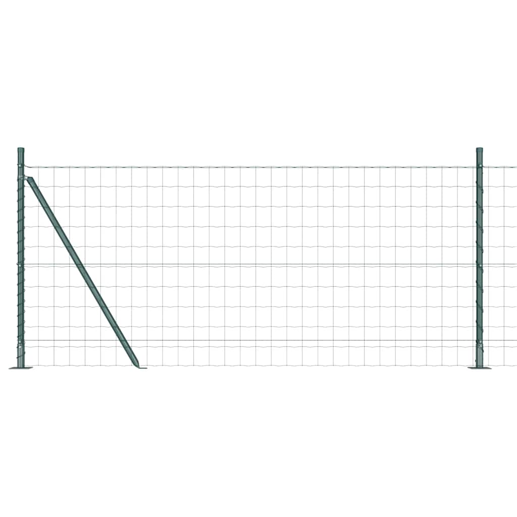 Geschweißter Drahtzaun mit Betonfundament 25 x 1 m (B x H)