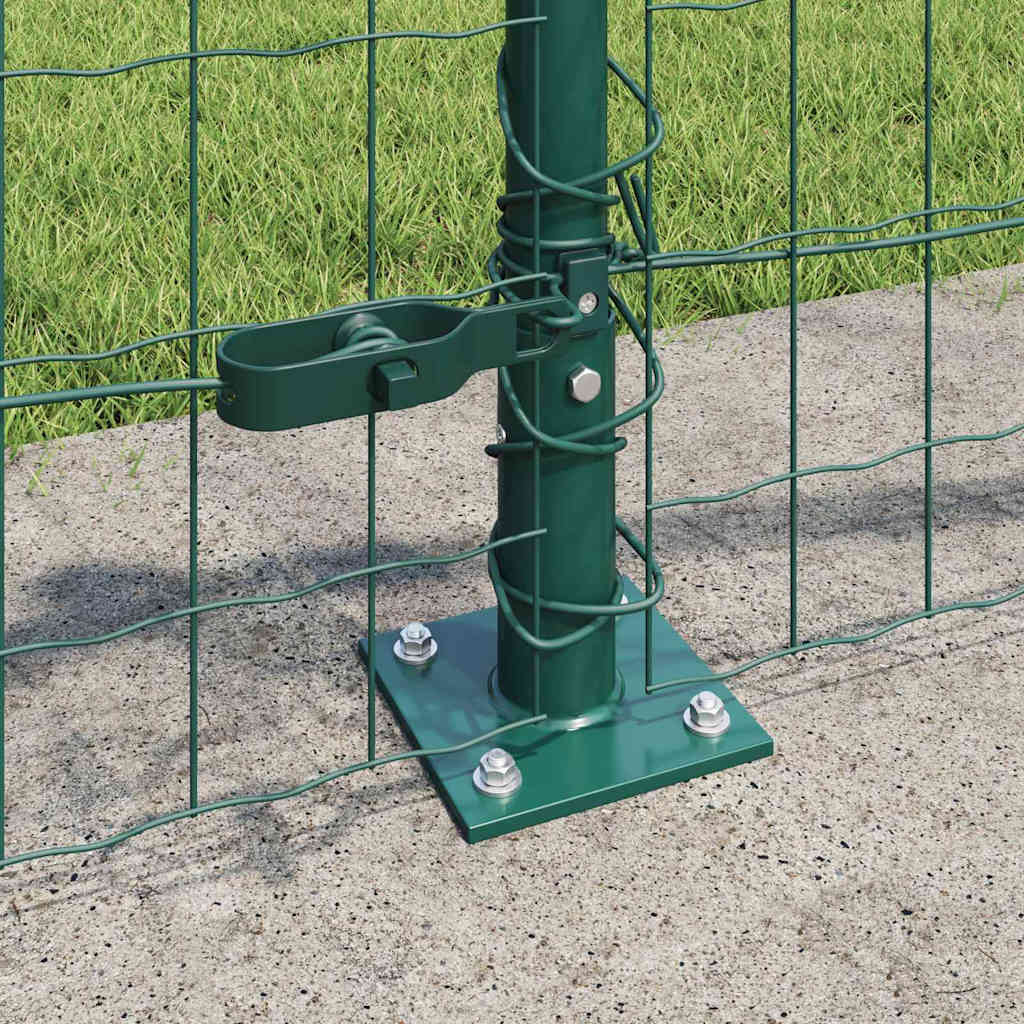 Geschweißter Drahtzaun mit Betonfundament 50 x 0,4 m (B x H)