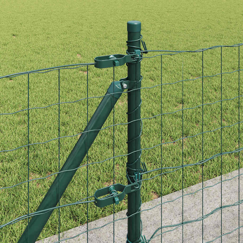 Geschweißter Drahtzaun mit Betonfundament 25 x 0,6 m (B x H)