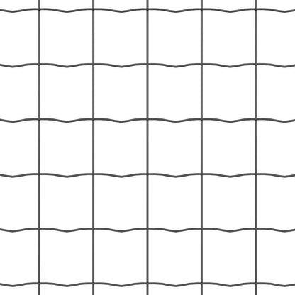Euro-Zaun mit Betonsockel 10 x 1,5 m PVC-beschichteter Stahl