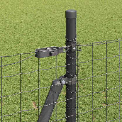 Euro-Zaun mit Betonsockel 10 x 1,5 m PVC-beschichteter Stahl