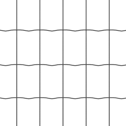 Euro-Zaun mit Betonsockel 10 x 1,4 m PVC-beschichteter Stahl
