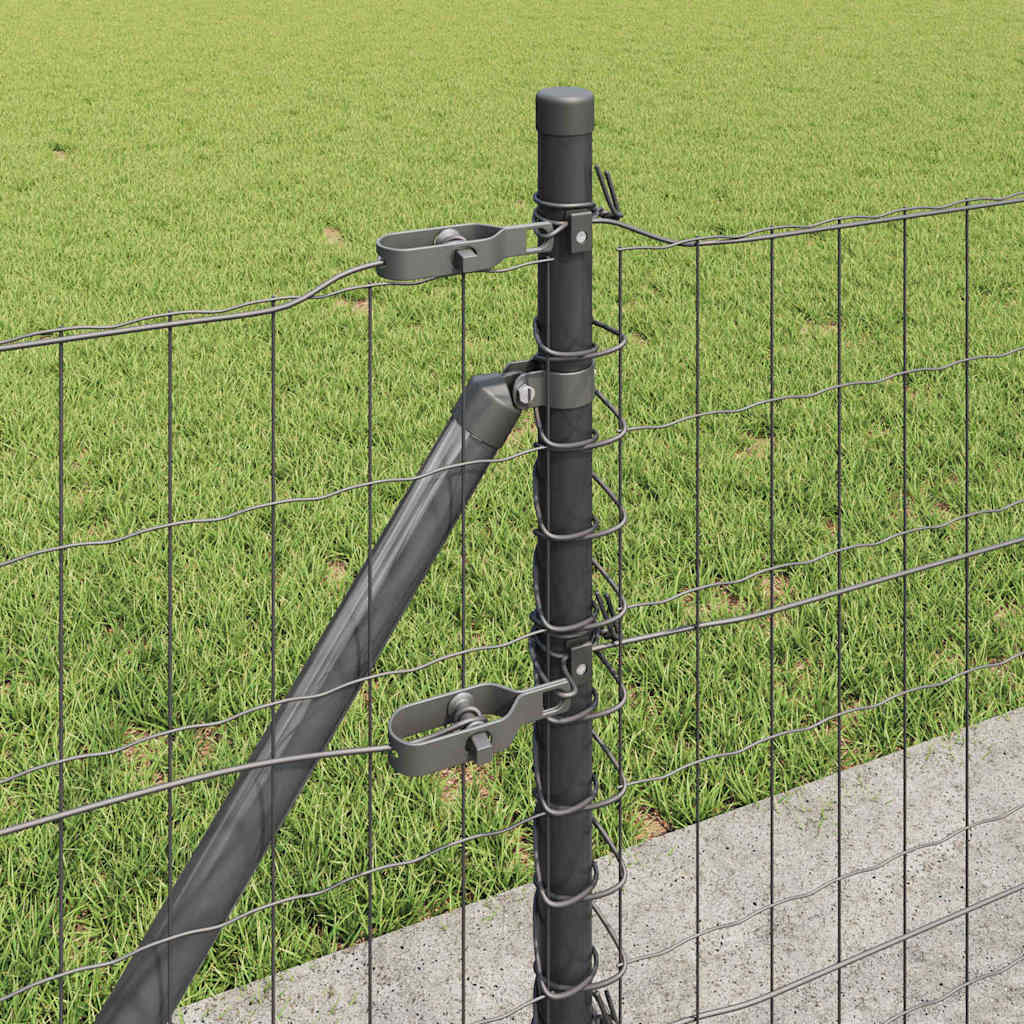 Geschweißter Drahtzaun mit Betonfundament 10 x 0,4 m (B x H)