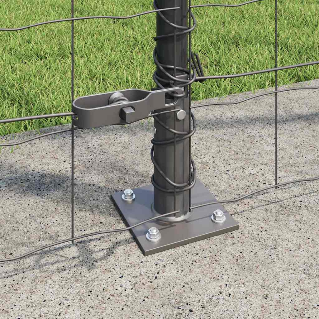 Geschweißter Drahtzaun mit Betonfundament 10 x 1,4 m (B x H)