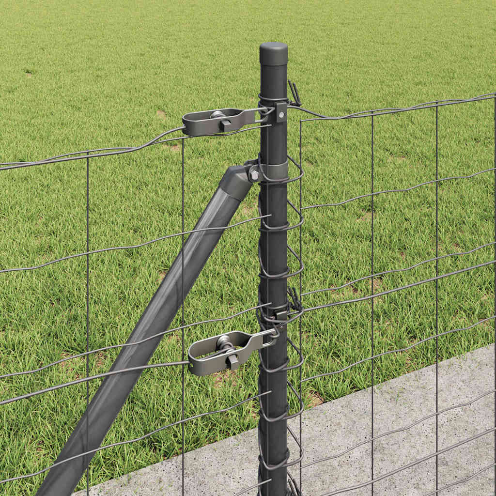 Geschweißter Drahtzaun mit Betonfundament 50 x 0,4 m (B x H)