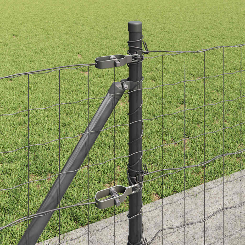 Geschweißter Drahtzaun mit Betonfundament 10 x 0,6 m (B x H)