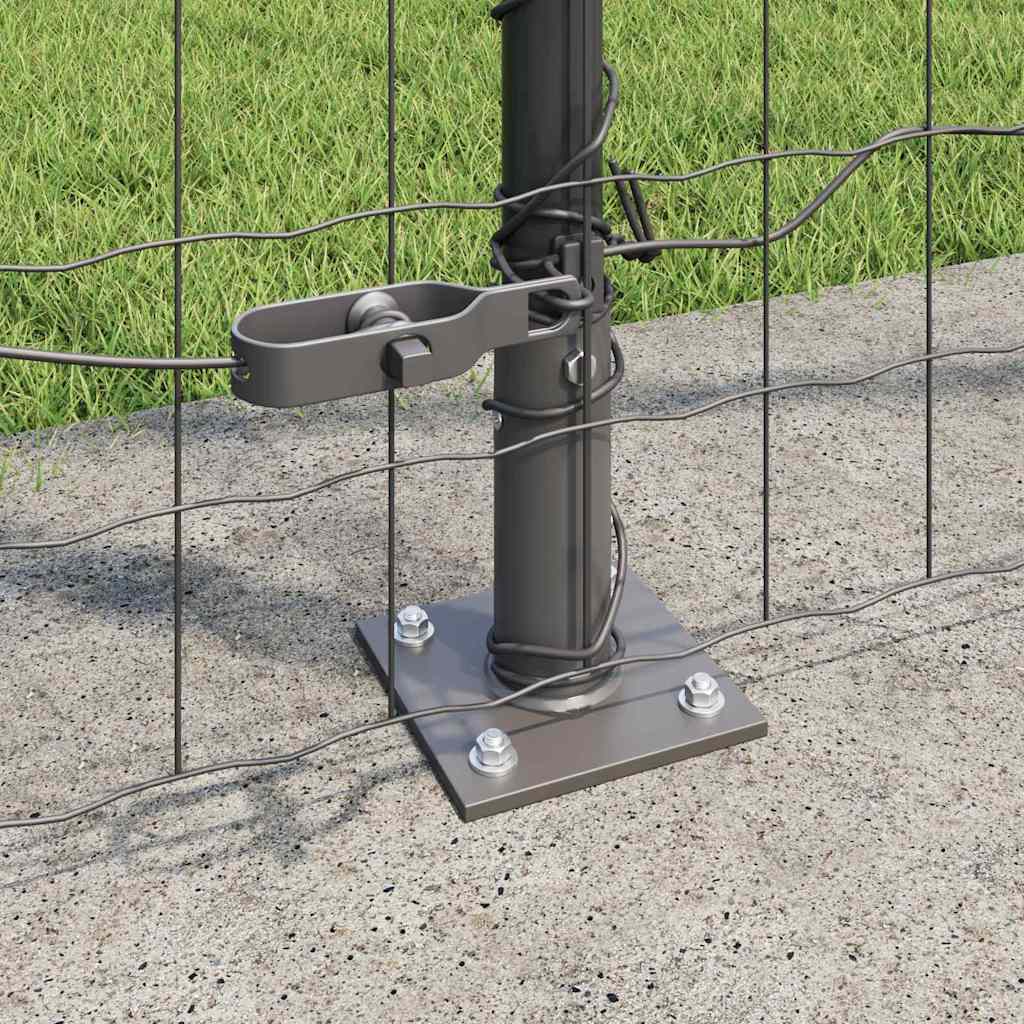 Geschweißter Drahtzaun mit Betonfundament 10 x 1,4 m (B x H)