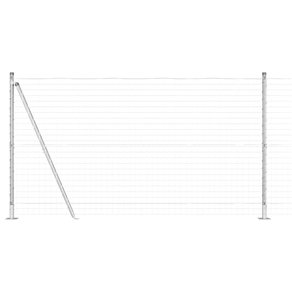 Geschweißter Drahtzaun mit Betonfundament 10 x 1,2 m (B x H)