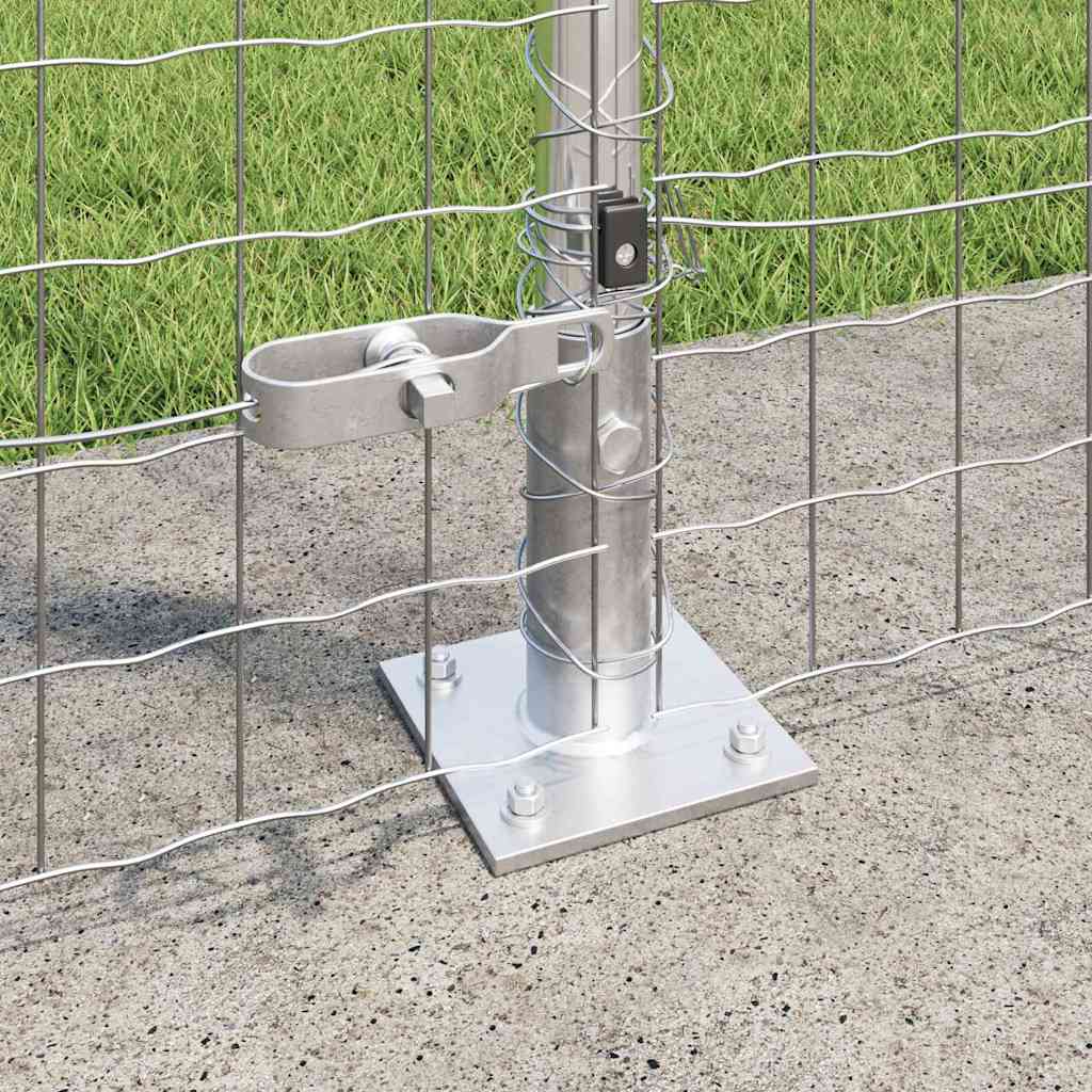 Geschweißter Drahtzaun mit Betonfundament 10 x 1,4 m (B x H)