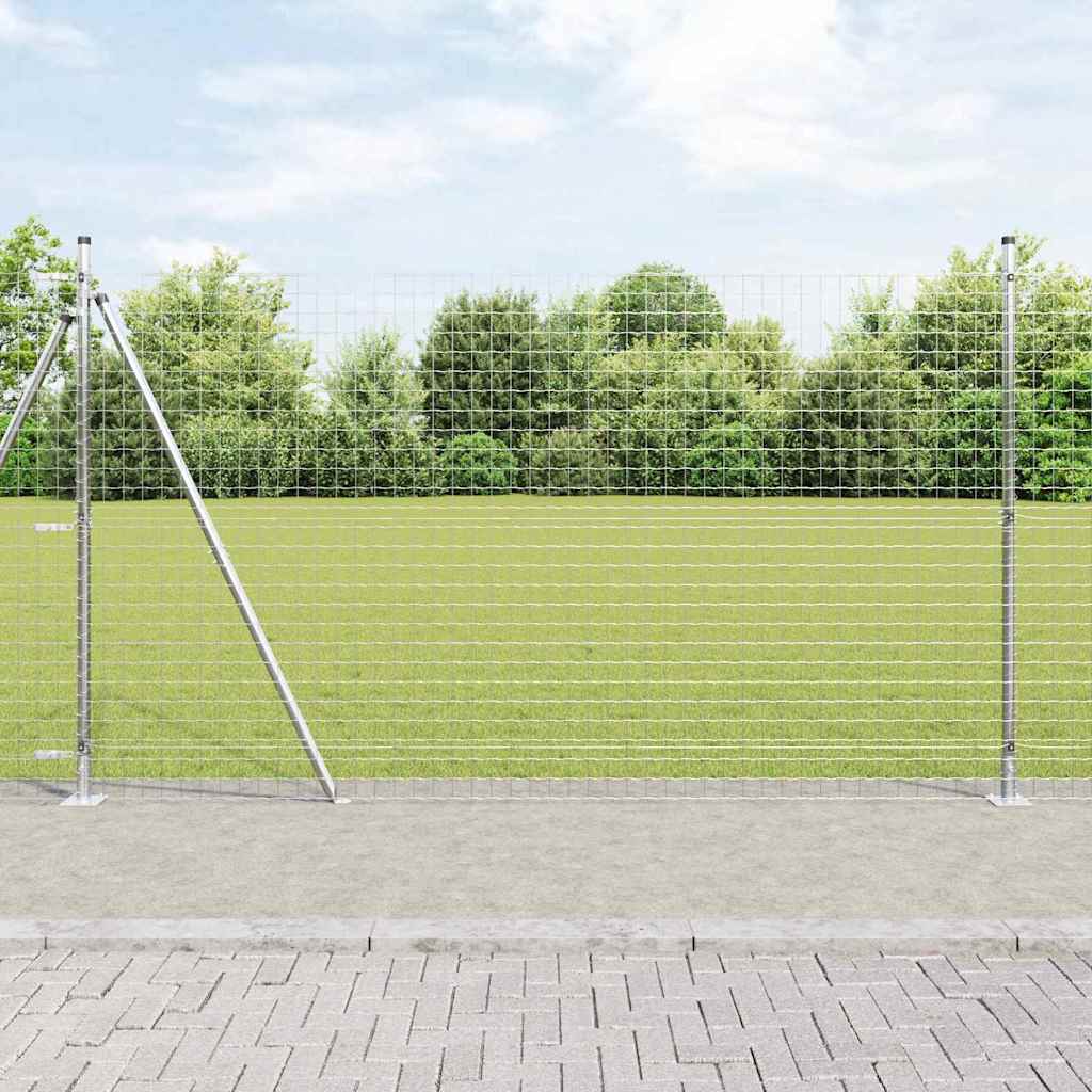 Geschweißter Drahtzaun mit Betonfundament 10 x 1,4 m (B x H)