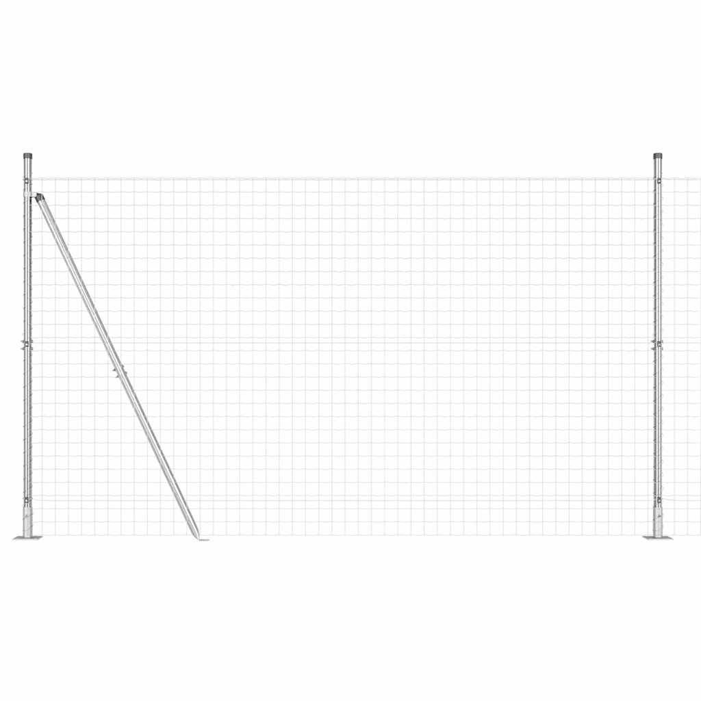 Geschweißter Drahtzaun mit Betonfundament 10 x 1,4 m (B x H)